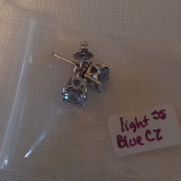 3 Pairs of Pastel CZ Studs - Picture 3 of 3